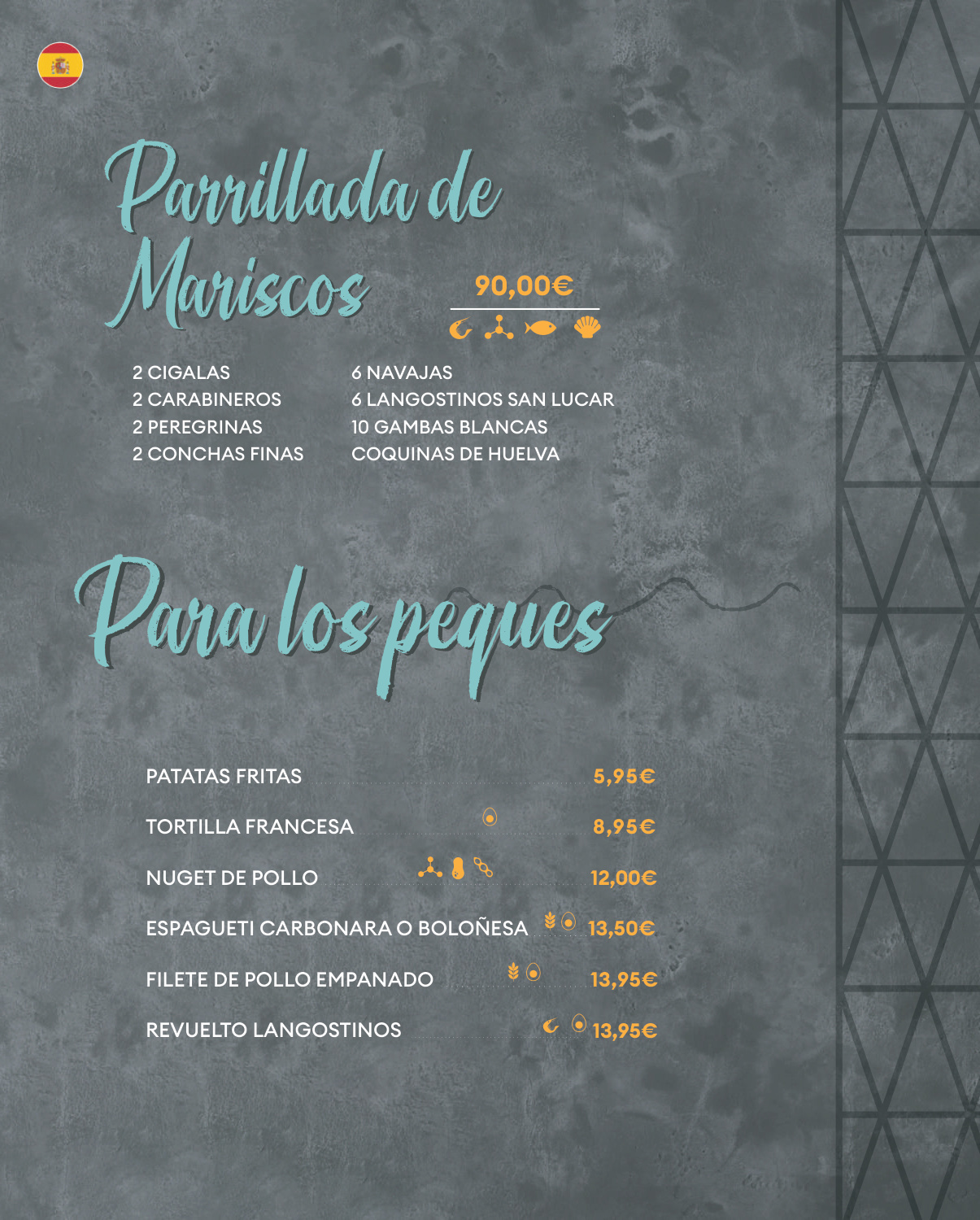 Página 7 de la carta de La Caleta Beach Club Torremolinos