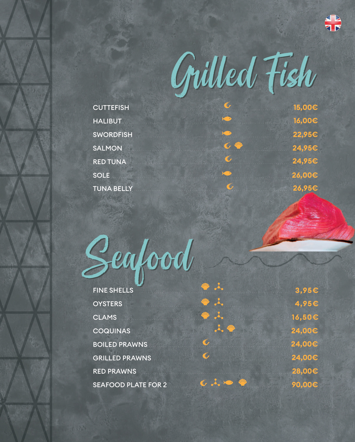 Main menu page 4 — La Caleta Beach Club Torremolinos